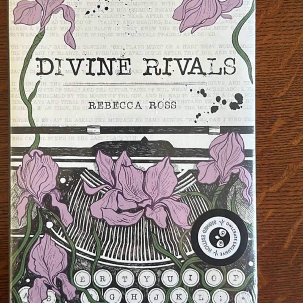 Owlcrate Exclusive Signed Edition Divine Rivals by Rebecca Ross New Unopened